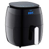 GoWISE USA 5.0-Quart 1500W Digital Air Fryer GW22821-S + 50 Recipes (Black) New