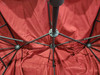 AOODA 13 ft Outdoor Double-Sided Market Patio Umbrella with Crank - Wine Red New