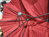 AOODA 13 ft Outdoor Double-Sided Market Patio Umbrella with Crank - Wine Red New