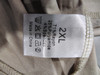 GENERIC UNI-SEX T-SHIRT 71% RAYON, 25% POLYAMIDE SIZE: MEN 2XL WOMEN 2XL - BEIGE New