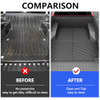 Xipoo 5FT Truck Mat Compatible with 2005-2023 Toyota Tacoma Bed Mat TPE Cargo