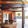 Air Choice Outdoor Heaters for Patio Electric Patio Heater 1500W Outdoor