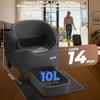 KITPLUS Litter Box Cat Litter Box APP Control Environment Odor-Free - Black