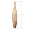 VILLACERA Handcrafted 35” Tall Bamboo Vase, (536770ZAB) B09FN83DXX - Black New