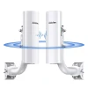 ADALOV 3KM OUTDOOR WIRELESS BRIDGE POINT TO POINT, 5.8GHZ - WHITE - 2 PACK