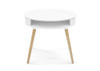 DELTA CHILDREN HUDSON STORAGE TABLE AND 2-PIECE CHAIR SET - WHITE