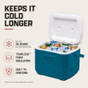 Coleman Chiller Insulated Portable Cooler Ice Retention Large Handle - Grey New
