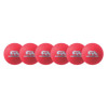 Champion Sports 6" Neon Red Rhino Skin Low Bounce Dodgeball Set - X004RPVWKR New