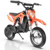 HILLMILES MILEROCKET 1 KIDS ELECTRIC DIRT BIKE 36V 300W MOTOR - ORANGE/WHITE