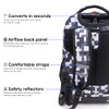 J World Sundance Laptop Rolling Backpack Roller Bookbag with Wheels 20 Inch Camo