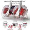 ATHPHY Foot Massager Machine Shiatsu Circulation Heat Therapy B09BKV1GH4 - Black New