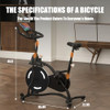 DWVO CYCLERADE EXERCISE BIKE LOW NOISE INDOOR STATIONARY CYCLING - BLACK
