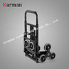 KARMAN OEM 6 WHEELS THREE-WHEEL STAIR CLIMBING HAND TROLLEY - BLACK