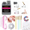 AOBBIY Acrylic Nail Kit Professional Manicure Acrylic B08KGW9RQ1 - Pink New