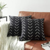 Nestinco Set of 2 Boho Pillow Covers 16 x 16 inches Yellow Square Pillow Covers New