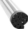 Ticor Stainless Steel Square-Tube Roll-Up Over-The-Sink Drying Rack (19" x 12") New