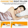 Allo Memory Foam Pillow Hypoallergenic Washable Zip Cover B084QFD4TQ 2 Pack King New