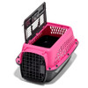Petmate Dog Crates Small Dogs Cat Carriers Two-Door Plastic Pet Kennel - Pink New
