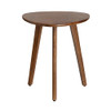MH London Tri Pin Side Table Handmade Natural Mango Wood - Wandsworth Walnut New