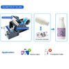 ZONEPACK Semi Auto Electric Round Bottle Labeling Machine Sticker Applicator New