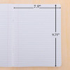 BAZIC PRODUCTS Premium Black Marble Composition Notebook College-Ruled New