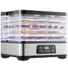 VEVOR Food Dehydrator Machine 5-Tray 300W Electric Food Dryer B0CBMJDNKS - Gray New