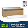 TIDI 980914 Everyday Exam Table Paper, 21” x 225’ (Pack of 12) - White New