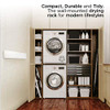 Step Up Laundry Drying Rack 28-INCH White Wall Mounted B0882WSX8Y - White