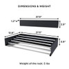 Step Up Laundry Drying Rack 28-INCH White Wall Mounted B0882WSX8Y - White