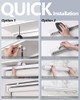 LazBlinds No Drill Cordless Roller Shades 24x72 White B0BBPQVDMH New