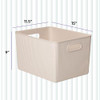 Superio Ribbed Collection - Eco-Friendly Storage Bins Organizer X-Large 1 Pack New