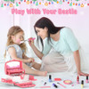 GirlsHome Kids Makeup Kit for Girl 35 Pcs Washable Girl Toys Real - B09XVBT7PF New