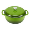 Amazon Basics Enameled Cast Iron Dutch Oven Pot Lid Heavy-Duty 6 Quart - Green New