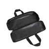 ICE SEA Fishing Rod Reel Case Bag Canvas Fishing Pole Organizer 2 Layers - Black New