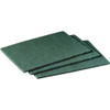 Scotch-Brite Scrubbing Pads 6" Width x 9" Length 20 Pack Synthetic - Green New