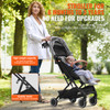 VEVOR STANDARD BABY INFANT STROLLER, TODDLER STROLLER - DARK GRAY