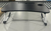 GENERIC FOLDING LAPTOP/BED TRAY TABLE - BLACK/BROWN/WHITE