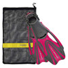 U.S. Divers FA278O2201L Proflex FX Snorkeling Set Large Fins - Raspberry Pink New