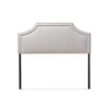 Baxton Studio Avignon Upholstered Queen Headboard Grayish Beige B01FR95TRW New