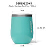 Corkcicle Origins Stemless Cup Triple Insulated Stainless Steel Travel Wine Cup New