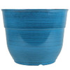 Garden Elements Indoor/Outdoor Glazed Brushed Happy Plastic Planter, 15" 2Pcs New