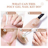 SAVILAND Poly Gel Kit 8 Colors 96W U V Nail Lamp Gel Transfer Kit B0BG4ZKWVV New