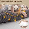 Activance Large Triangular Headboard Wedge Bed Rest Reading Pillow Positioning New