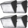 ZJOJO 4 Pack 120W New LED Wall Pack Dusk-to-Dawn Photocell B07RQRH9X8 - Black New