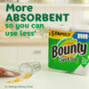 Bounty Paper Towels Quick Size 16 Family Rolls 40 Regular Rolls - White New