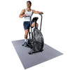 ProsourceFit Exercise Puzzle Mat ½" for Home Gym, 24 SQ FT - 6 Tiles - Black New