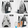 Goxeon Pet Cat Carrier Backpack Carrier With Ventilated Design - Gray