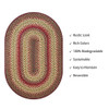 Homespice Oval Jute Braided Rugs, 27" x 45", Cider Barn, X003FHURXL - NEW New