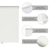AOSKY Roller Window Shades Blinds Shading Window Cordless W40xL72 Pure White New