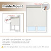 AOSKY Roller Window Shades Blinds Shading Window Cordless W40xL72 Pure White New